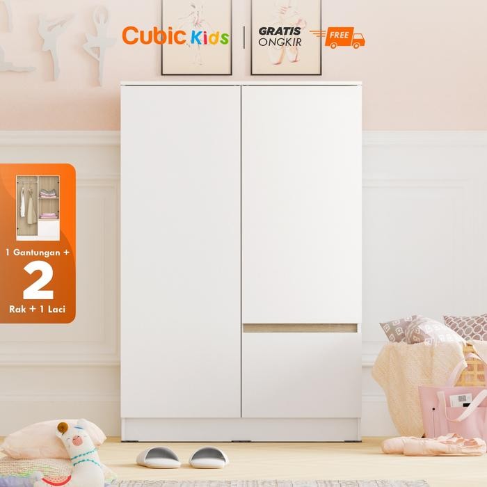 Cubic Lemari Pakaian Anak / Lemari Baju / LILO BL 120 *