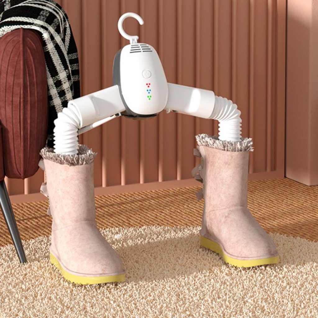 Mesin Pengering Elektrik Dapat Dilipat Sepatu Pakaian Pengering Sepatu Rak Gantungan Baju Mesin Peng