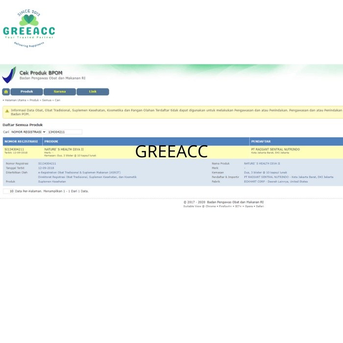 Health Diva II Skin nutrition