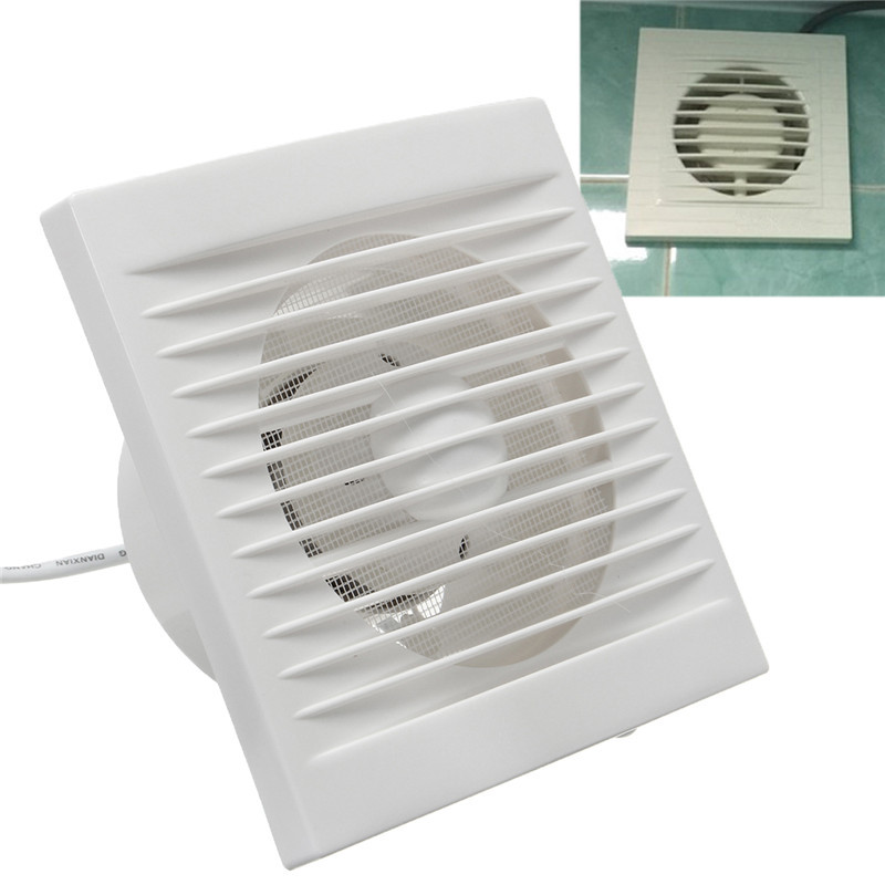 220V 4 Inci 6 Inci Gantung Dinding Putih Ventilador Kecil Ventilator Extractor Exhaust Fan Toilet Ka