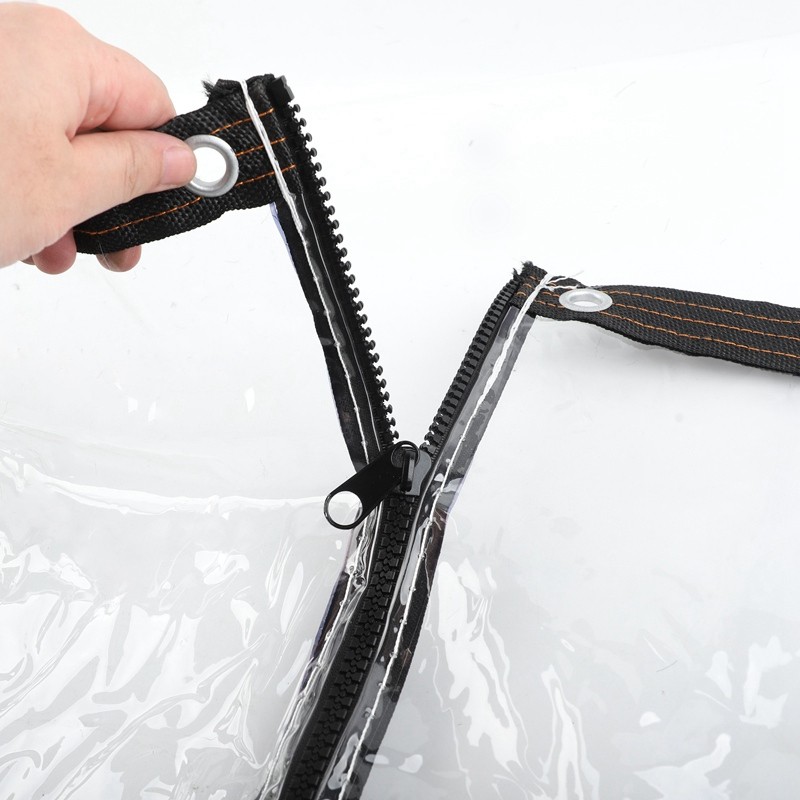 7 Model Terpal Transparan dengan Ritsleting Gudang Tanaman Penutup Tahan Hujan Furnitur Balkon Kanop