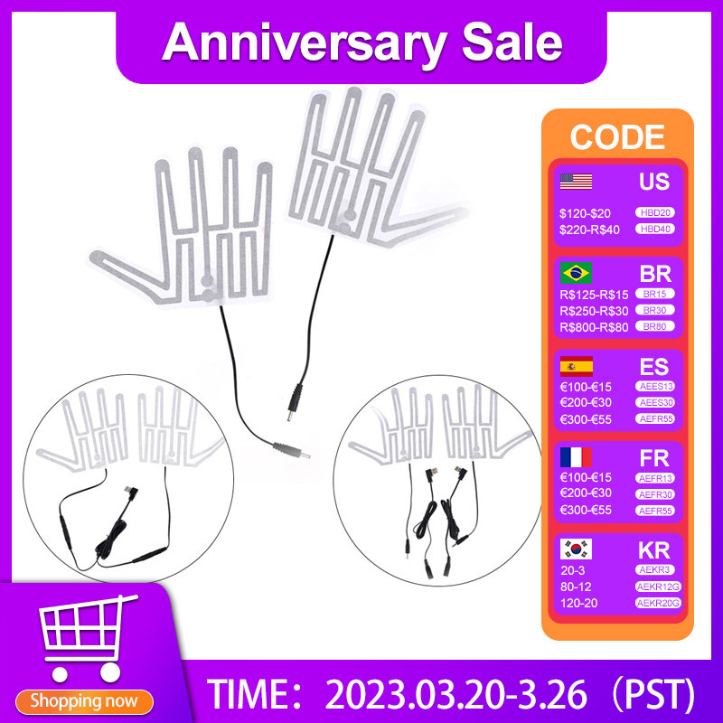 5V Pemanas Penghangat Tangan Termal Luar Ruangan Musim Dingin untuk Sarung Tangan Sepatu Sarung Tang