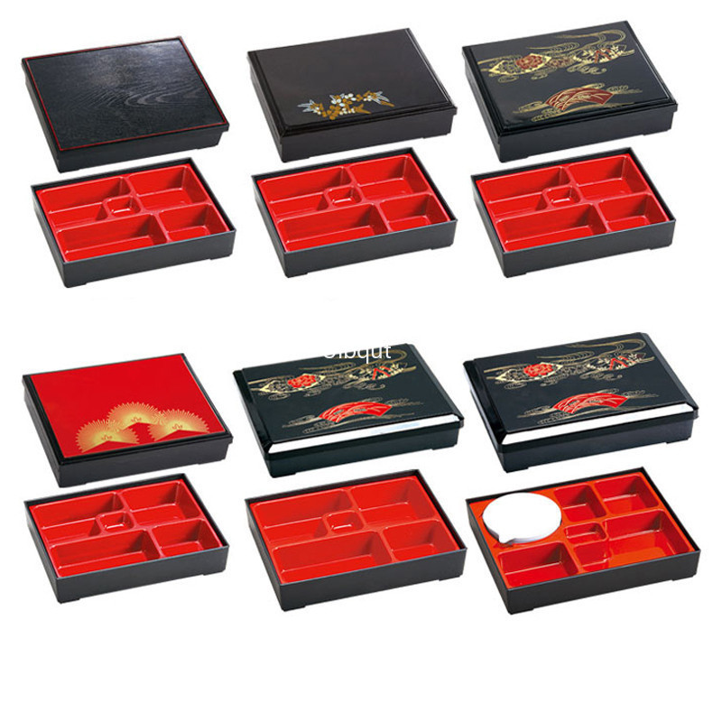 Kotak Bento Kotak Makan Siang Jepang Kompartemen Wadah Penyimpanan Makanan Katering Sushi Nasi Kotak