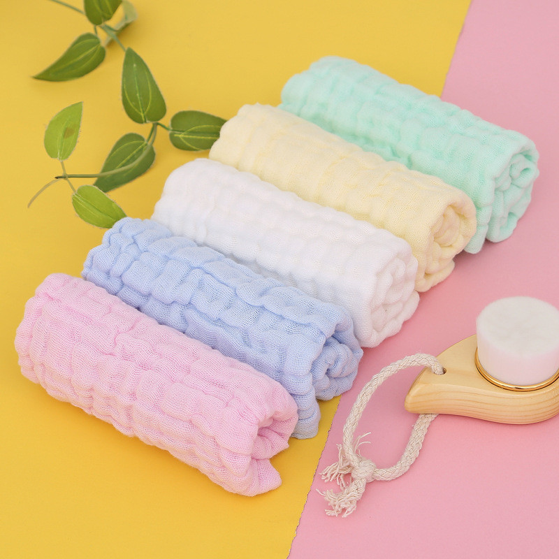 30X30Cm Handuk Mandi Handuk Wajah Kain Lap Kain Kasa Kotak Katun Lap Tangan Kasa untuk Mandi Memberi