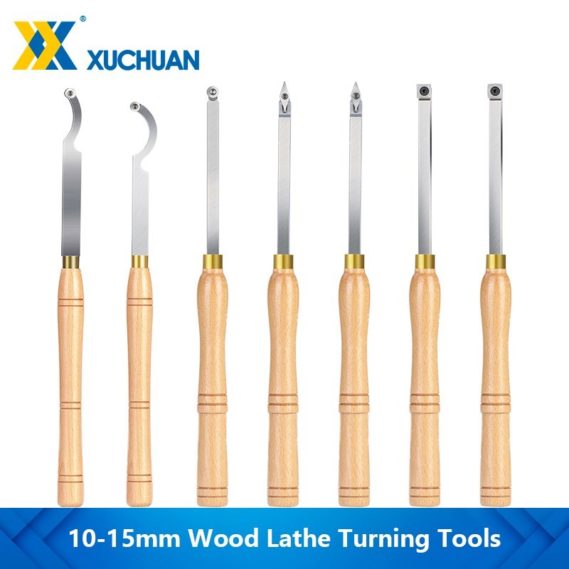 Alat Pembalik Bubut Kayu dengan Sisipan Karbida untuk Alat Bubut Kayu, Alat Pelubang Leher Angsa Fin