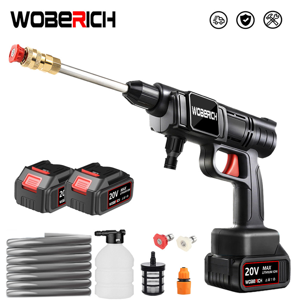Mesin Cuci Mobil Tekanan Tinggi Nirkabel Tanpa Kabel Generator Pistol Air Pembersih Semprotan Mesin 