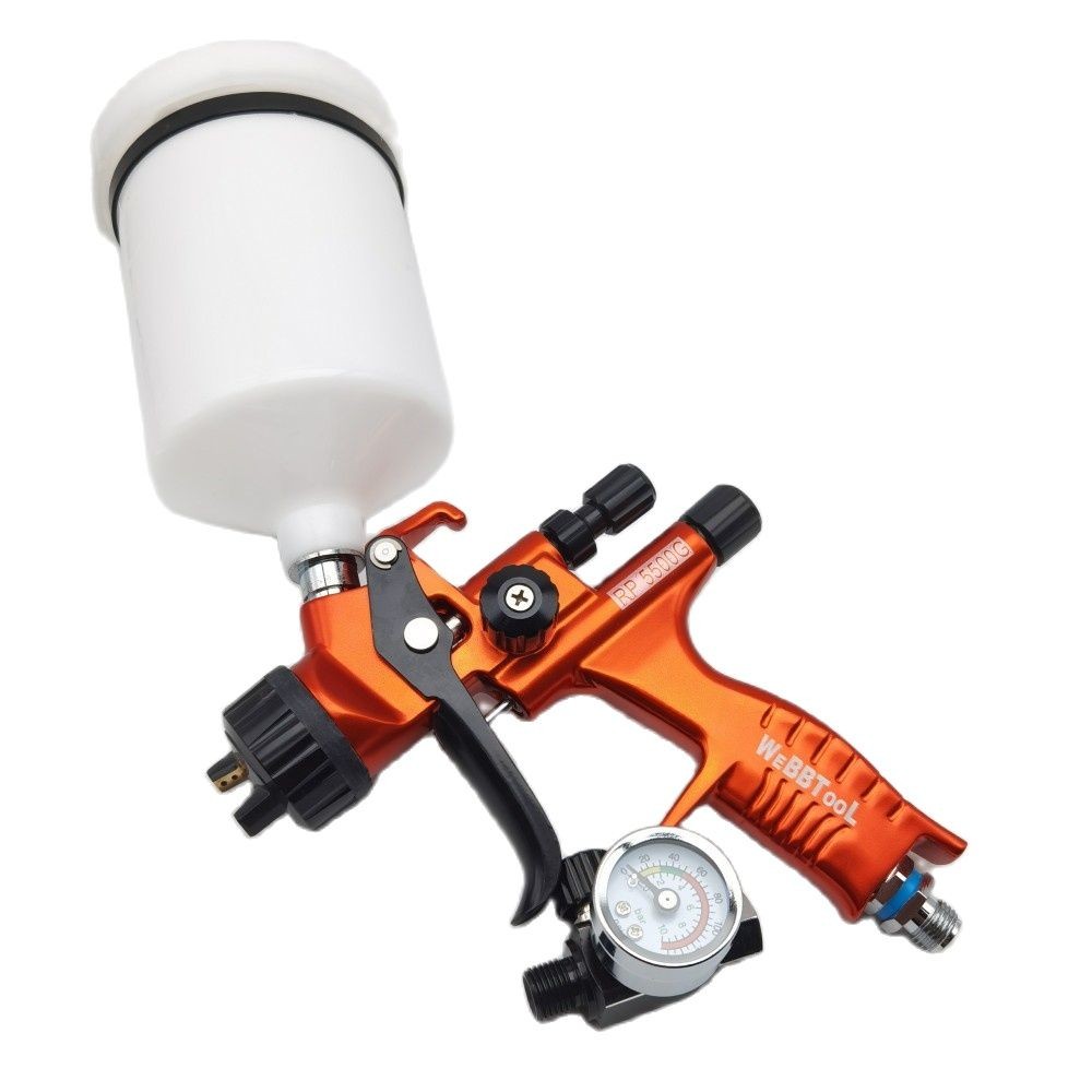 RP 5500G Senjata Semprot 1.3MM Nosel Airbrush Pistol Cat Semprot Mobil Kualitas Tinggi Berbasis Air/
