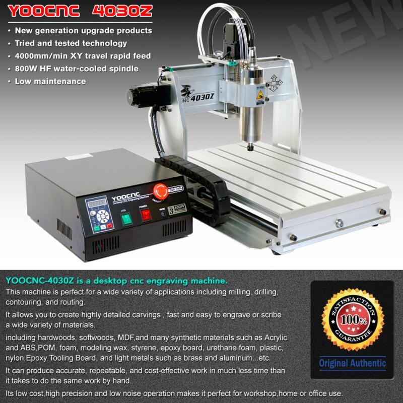 Kualitas Tinggi USB 4030 1500W 800W CNC Router CNC Mesin Ukiran Kayu Mesin Penggilingan CNC Pengukir