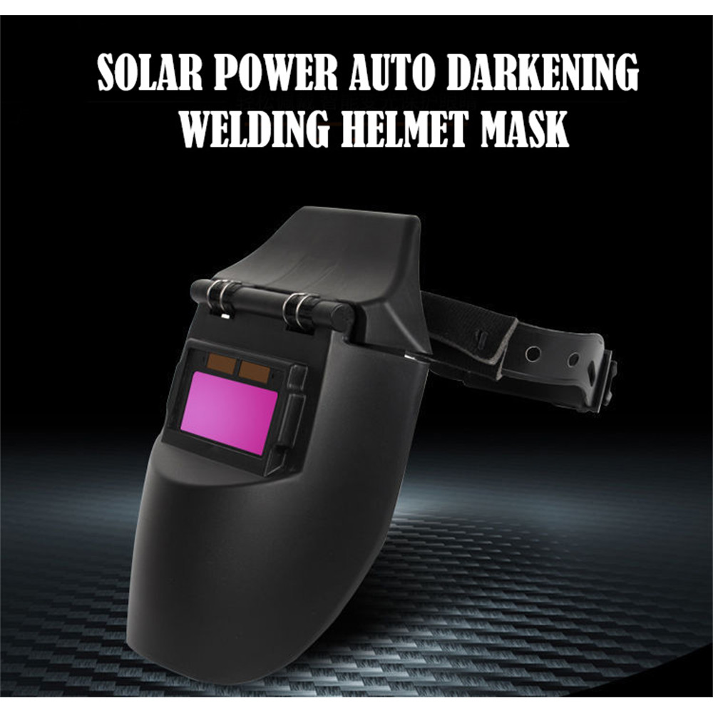 Helm Las Gelap Otomatis Pelindung Wajah Pribadi Penutup Pelindung Las Las Busur Argon Tukang Las Khu