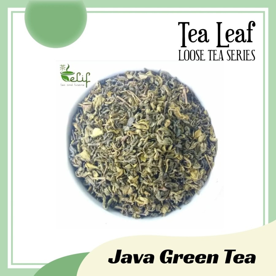 

ELIF TEA Java Green Tea - Teh Hijau Jawa Premium Quality (Pure 100% Organic) [PREMIUM]
