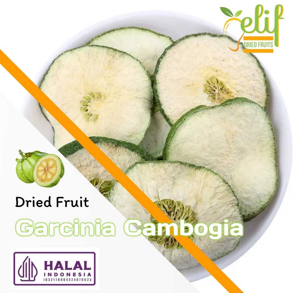 

ELIF FRUITS Bulk Pack [ 1 Kg ] Dried Garcinia Cambogia Fruit Slices Tea For Detox & Slimming Tea