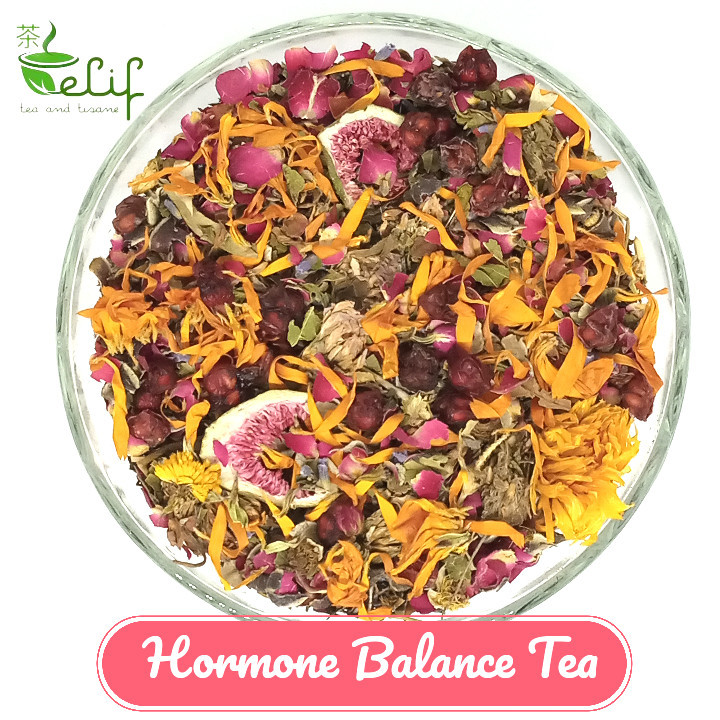 

ELIF TEA Big Pack Hormone Balance Tea : Red Clover, Vitex, Lemon Balm, Schisandra fruit [PREMIUM]