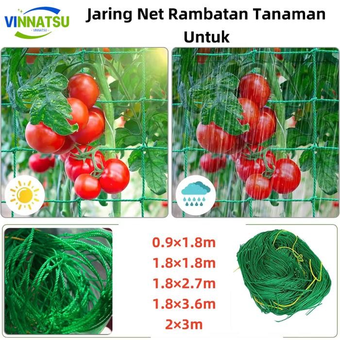PREMIUM [Vinnatsu]Jaring Merambat Kuat Buah Anggur Sayuran Plant Climbing Net Plant Climbing Net