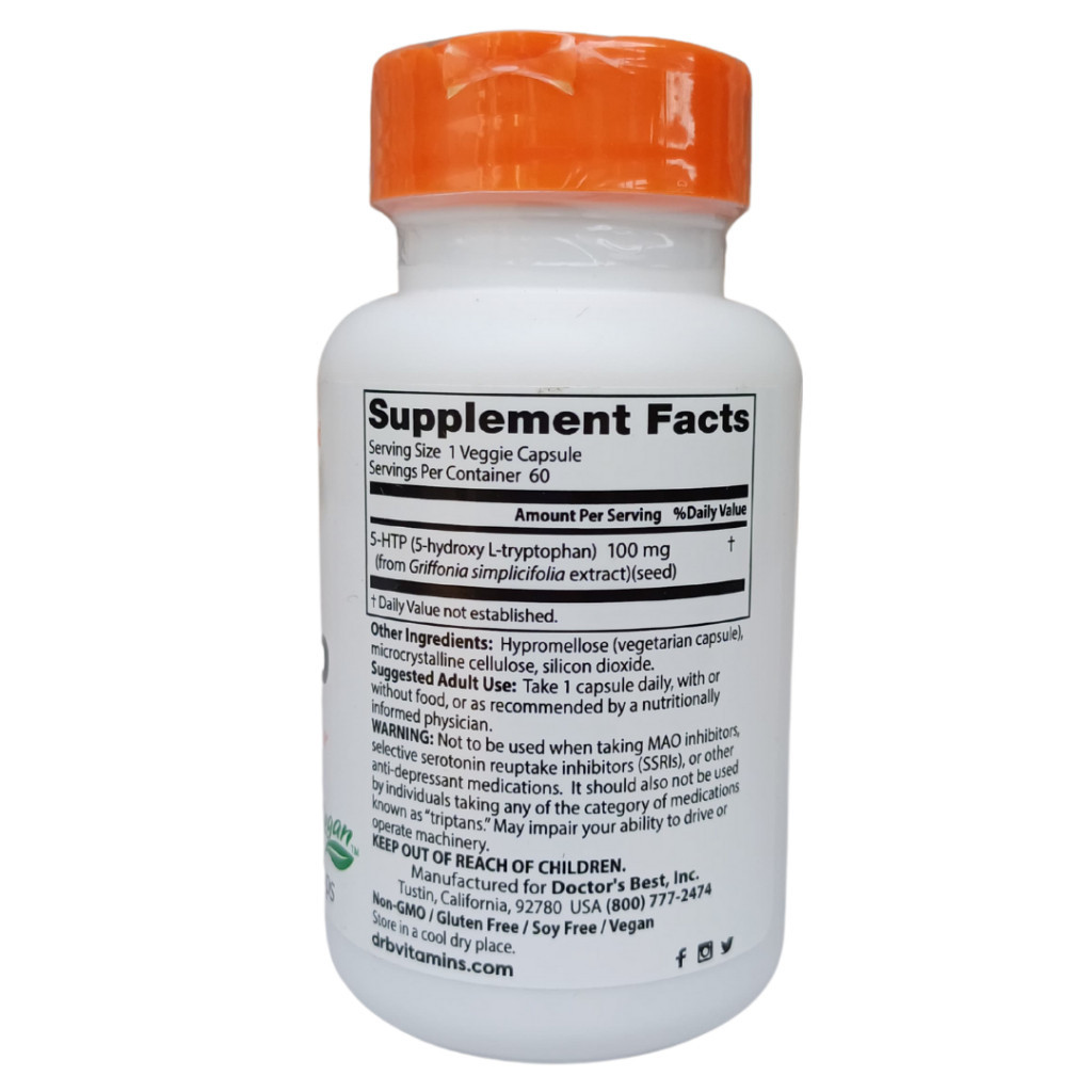 Doctor's Doctors Best 5-HTP 5HTP 5 HTP Obat Bantu Tidur Insomnia