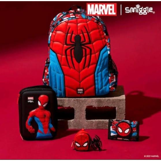 Tas Smiggle Backpack Spiderman Hoodie Marvel *