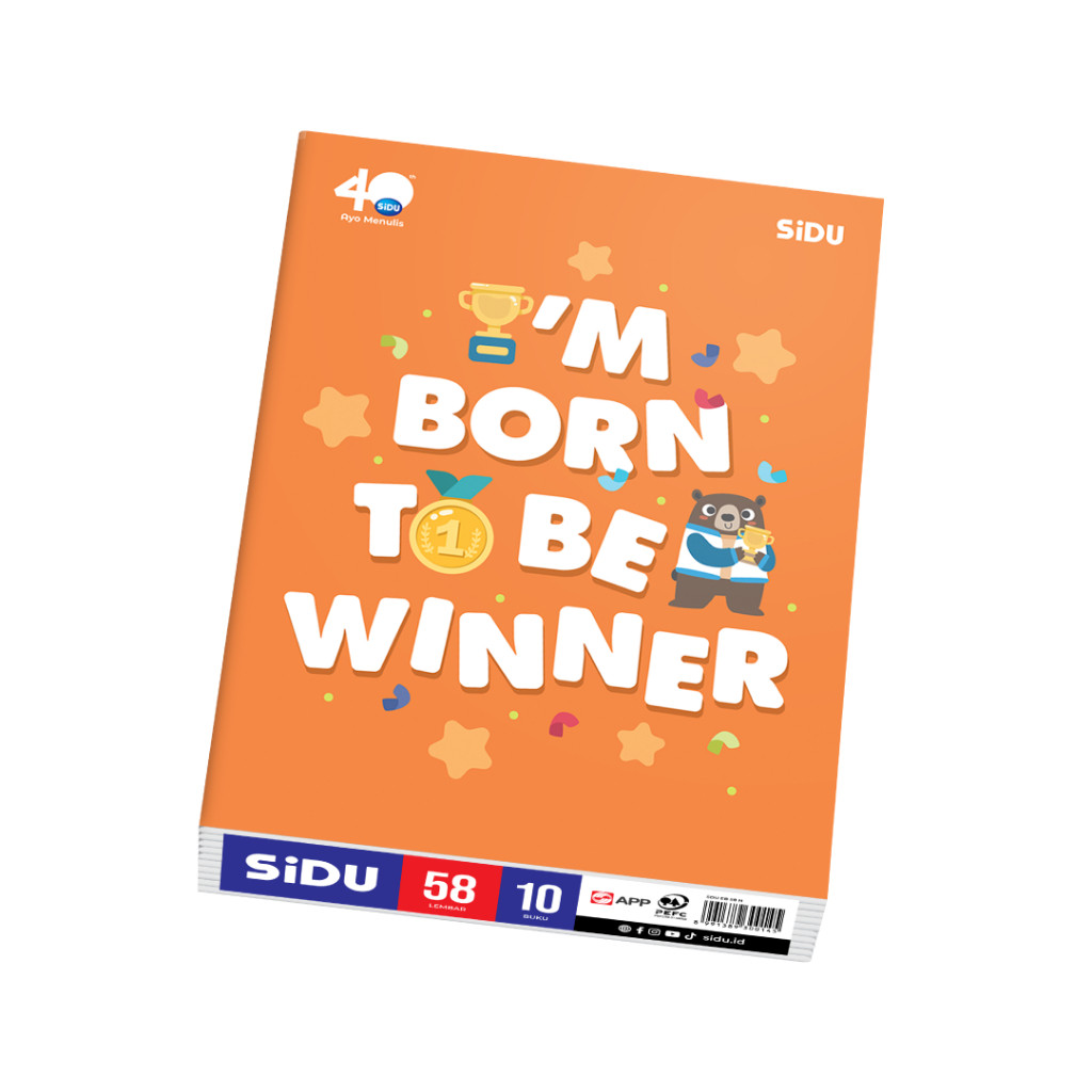 

[BMS Tangerang] SiDU Buku Tulis 58 Lembar Kertas 60 GSM