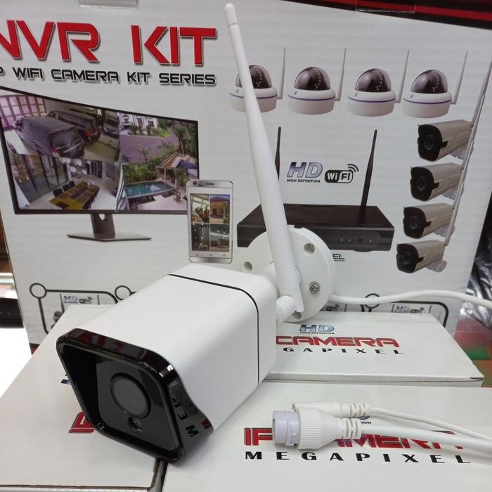TERBARU CAMERA CCTV OUTDOR WERELESS BUAT NVR KIT