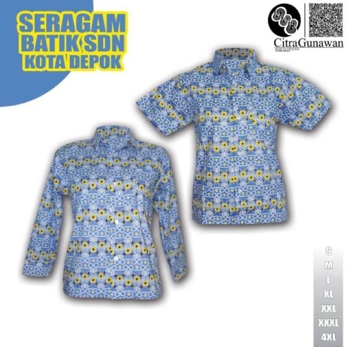 PO SERAGAM BATIK SD DEPOK- Batik SD Depok-Batik seragam SD kota Depok