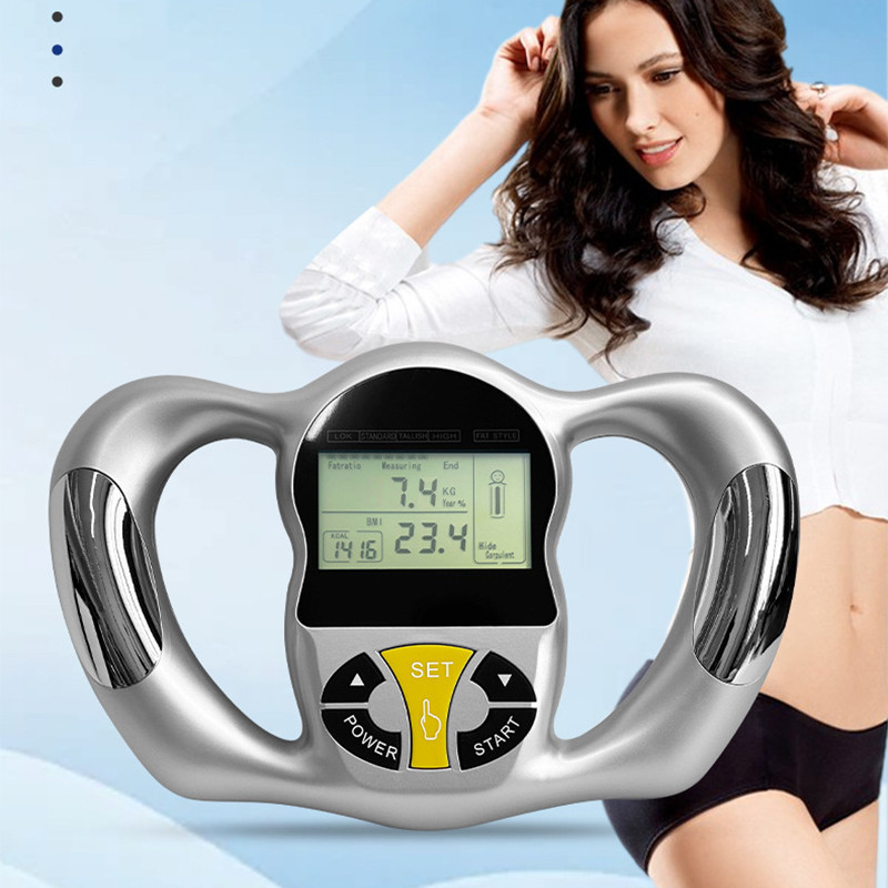 Smart Body Fat Analyzer - Handheld Bmi & Fat Percentage Measurement Device With Instant Results,