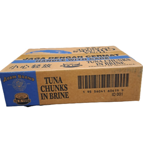 

Ayam nd - Ikan Tuna Kaleng Chunk In Brine 24 pcs 150gr