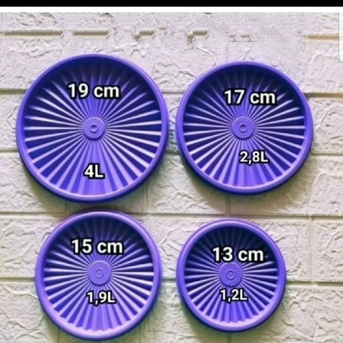 Tutup Toples Tupperware 2,8L / Tutup Toples Bulat Tupperware Ori Gratisongkir