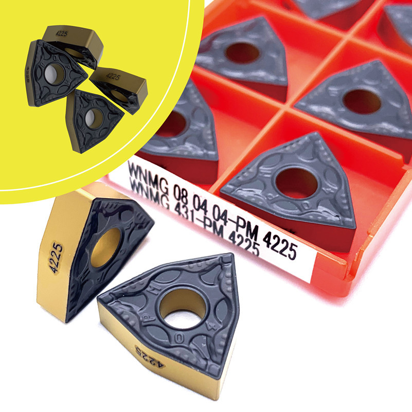 WNMG080404 WNMG080408 WNMG060408  PM4225 Turning Tool 100% carbide insert WNMG 080404/080408 CNC Cut