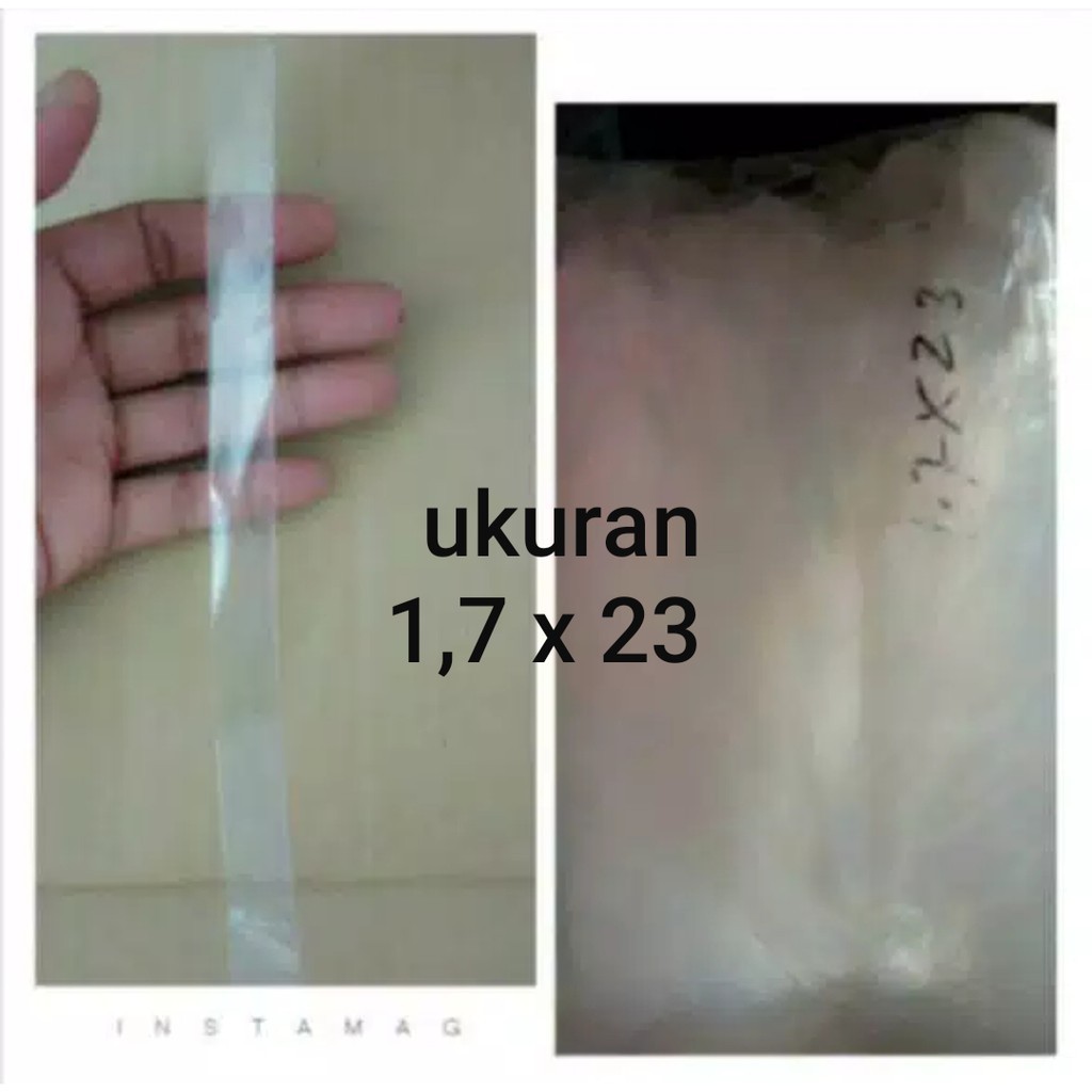 

Plastik Es pensil uk 1,7 x 23 ( qty 500 gr )