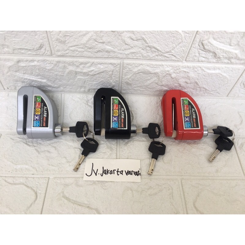 GEMBOK ANTI MALING / GEMBOK ALARM / GEMBOK MOTOR / KUNCI MOTOR / GEMBOK CAKRAM / GEMBOK CAKRAM MOTOR