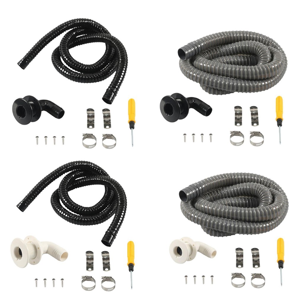 Generic Bilge Pump Hose Flexible Convenient Bilge Plumbing Kit for Boat