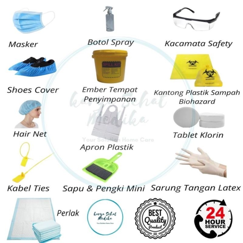 Spill Kit / Spil Kit / Spill Kit B3 / Spill Kit Infeksius / Spill Kit Limbah B3 / Spill Kit Medis