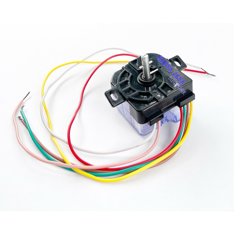 RB2233 Timer Wash 6 Kabel Kaki Miring Mesin Cuci Toshiba 2 Tabung - Timer Mesin Cuci Toshiba 6 Kabel