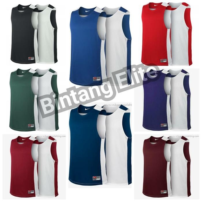 BAJU BASKET POLOS NIKE JERSEY BASKET BOLAK BALIK ORI MURAH
