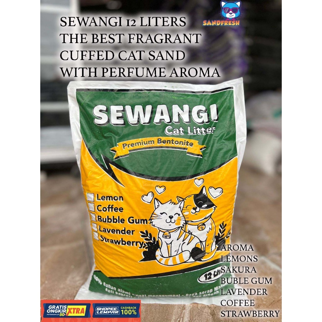 12/6 LT-PASIR KUCING GUMPAL WANGI -SEWANGI-PASIR KUCING GUMPAL WANGI-PASIR WANGI KUCING