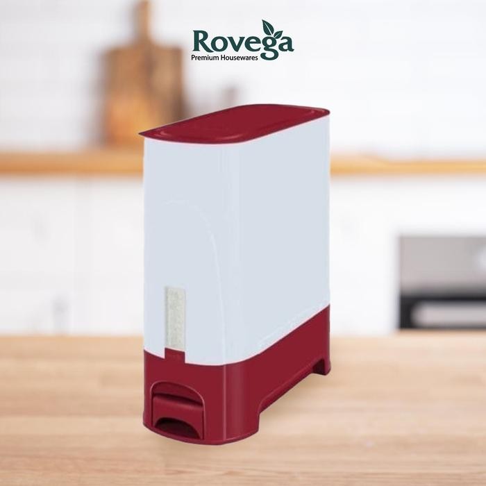 

Terlaris Rovega Rice Wise Dispenser Beras Premium 10 Kg Maroon