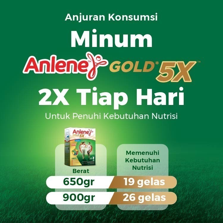 

Anlene Gold 5X Susu Bubuk Dewasa Cokelat 850g - Nutrisi Tinggi Kalsium Untuk Tulang, Sendi, dan Otot