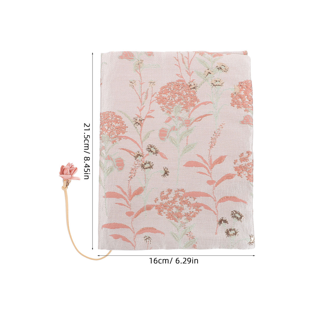 

Fabric Book Cover Sleeve Pouches Cloth Notebooks Adjustable Decorative Stylish Protector For