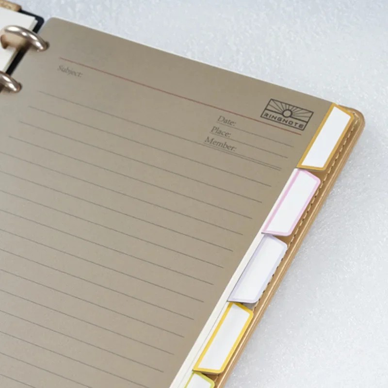 

Fromthenon Discbound Notebook Dividers A5A6 A4 Mushroom Hole Planner Inserts Index Pages Diary Cover