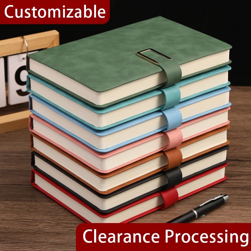 

Vintage A5 Leather Notebook With Personalized Soft Cover - Perfect For Business Meetings And College