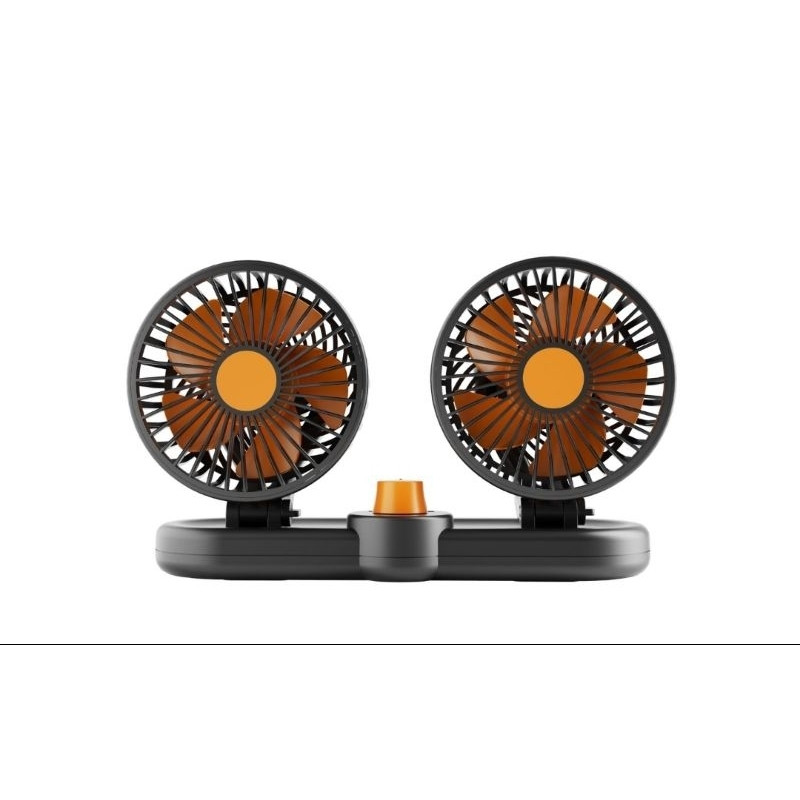 RB2233 Kipas Angin Mobil Dua Kipas Double Fan 12 Volt 24 Volt KYZUKU KZ T301 KZ T302