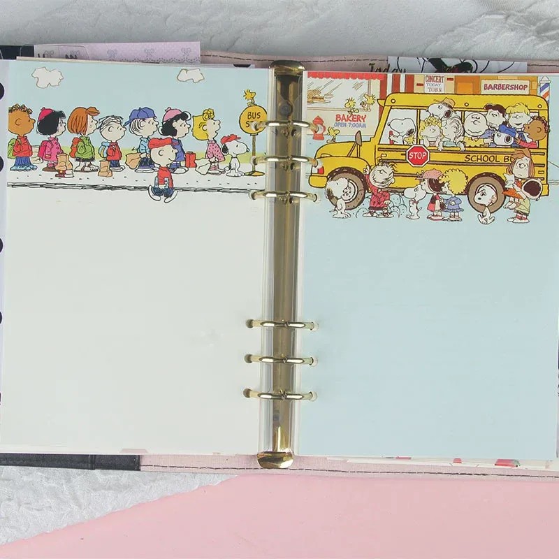 

Snoopy A5 Loose-Leaf Paper Hand-Book Core Replacement Paper Inner Page Multiple Styles Diy Exclusive