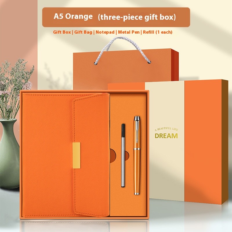 

Hot Selling High-End Customized Leather Case Business Gift Box, Gift Bag, Magnetic Notebook,