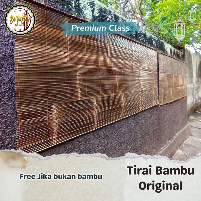 (Murah) Tirai kerai bambu 2,5x1 M Kerai/kere/keray/krey