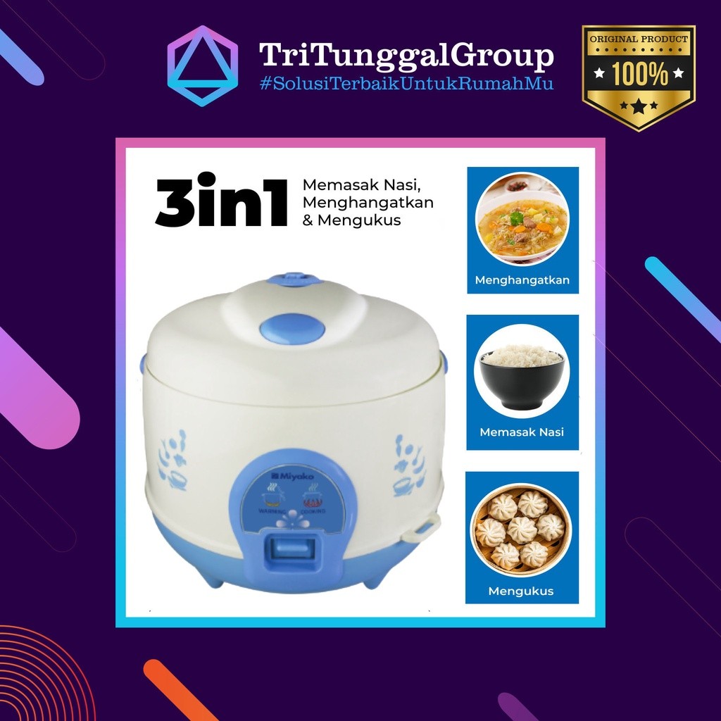 RB2233 (BAYAR DI TEMPAT) Magic Com Miyako MCM512 / MCM 512 / MCM-512 / MCM512C SBC / MCM-512C SBC -