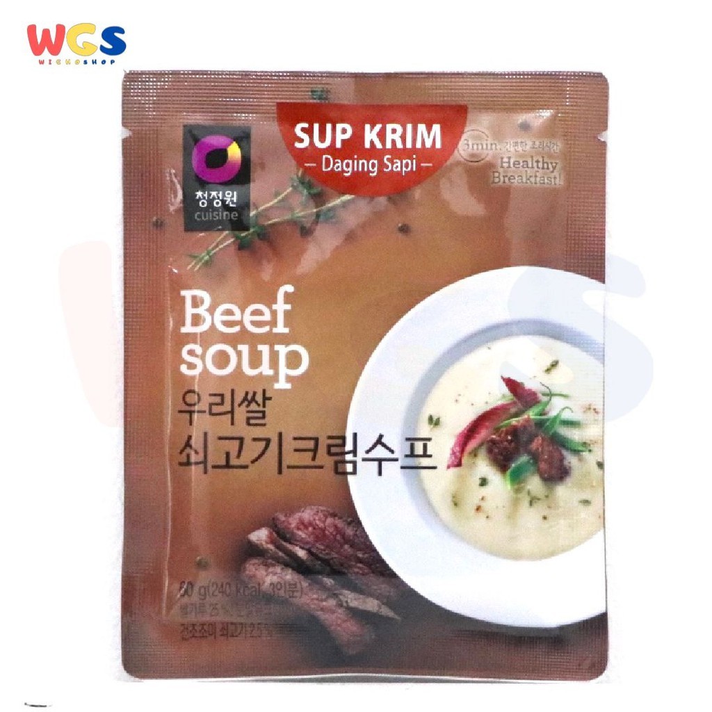

READYY! Chung Jung One Creamy Beef and Rice Soup Korean 60g - Sup Daging Sapi