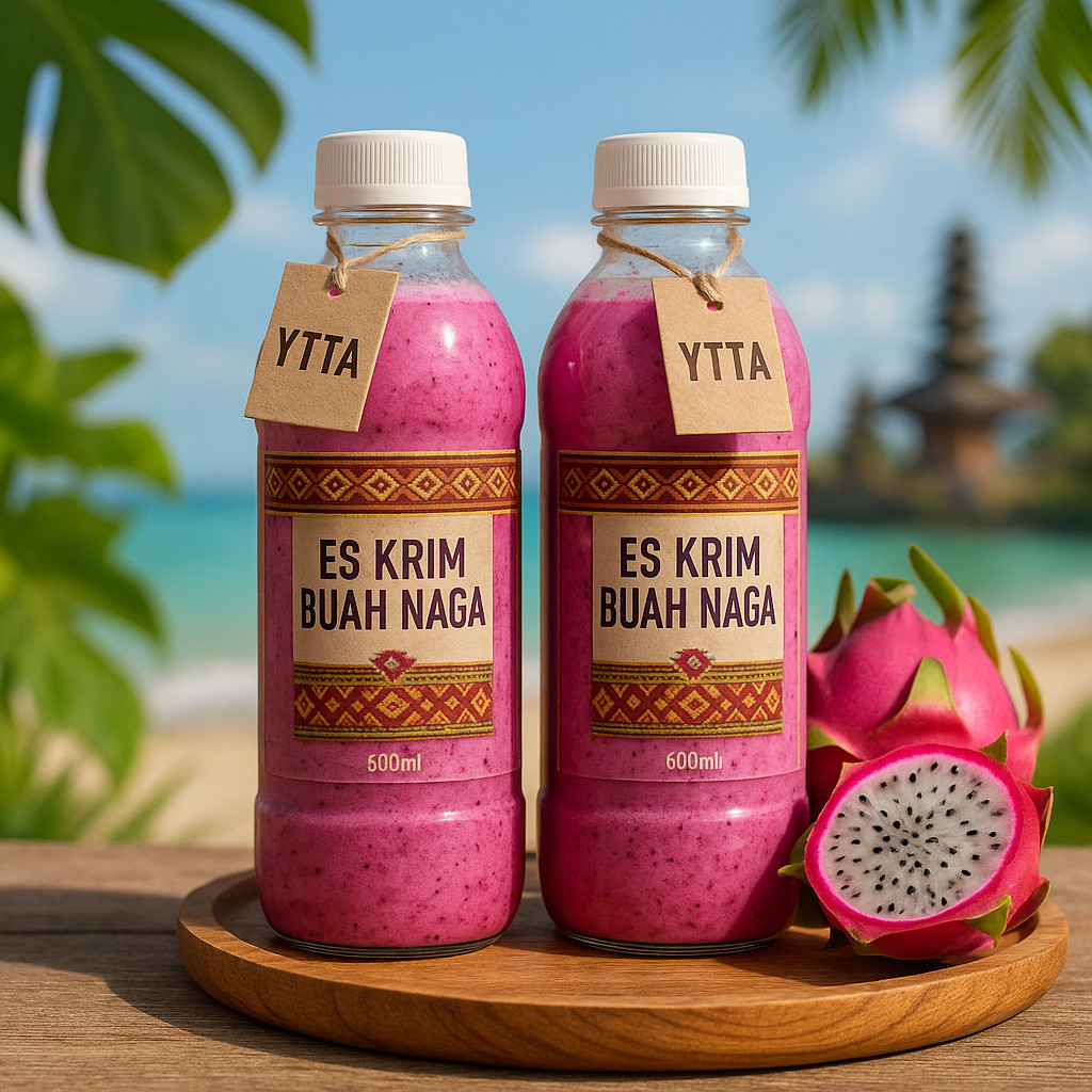

[600ml] Es Krim Buah Naga – Lembut, Segar, dan Unik di Setiap Suapan!