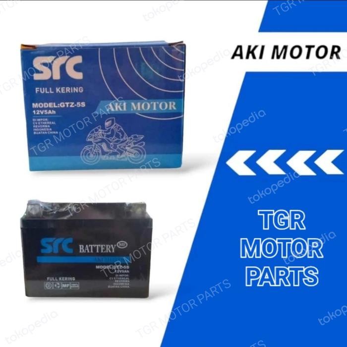 QUALITY AKI ACCU KERING GTZ5S BEAT VARIO SUPRA X 125 KARISMA MIO J M3 SRC