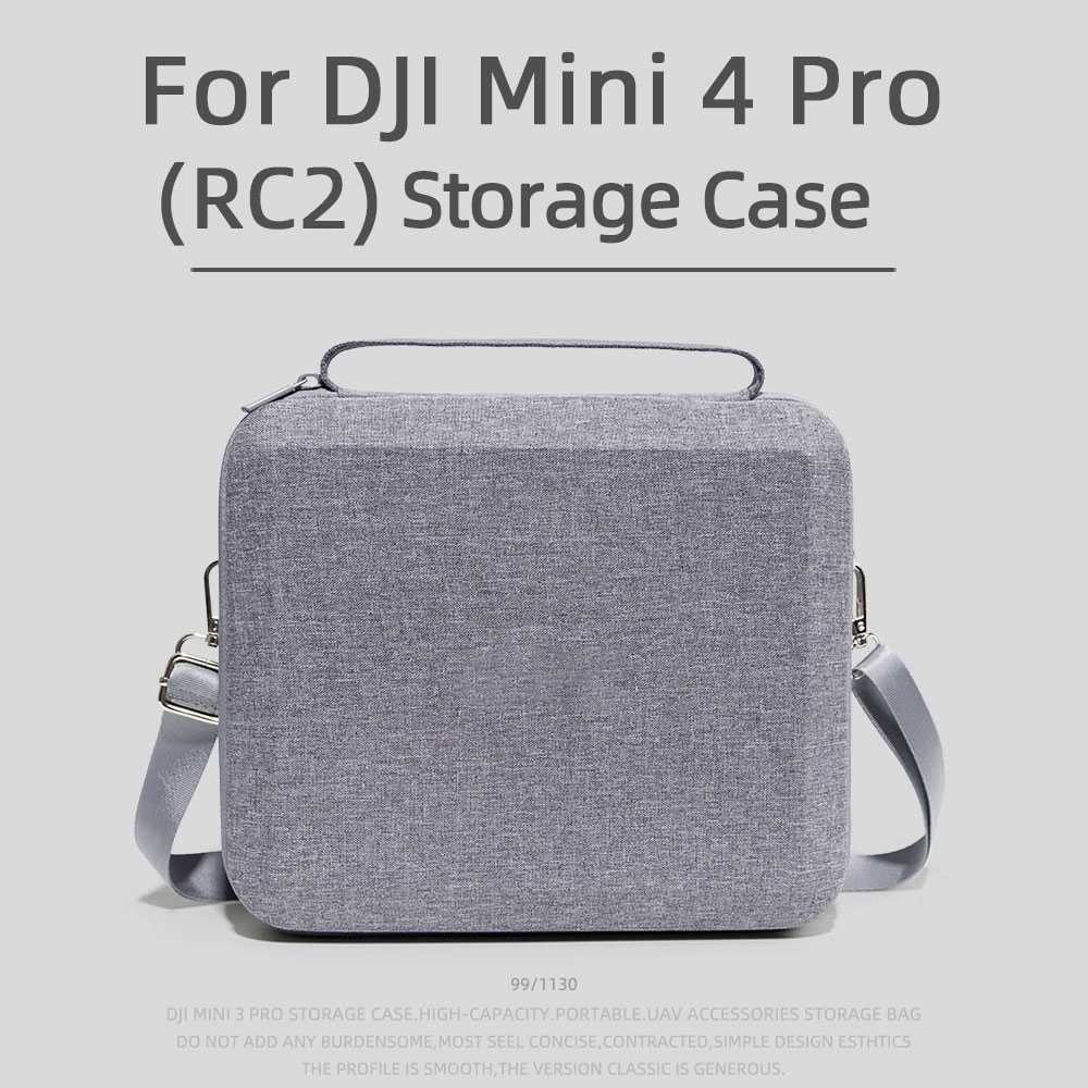 

Tas Penyimpanan Cangkang Keras untuk Drone RC Jarak Jauh DJI Mini 4 Pro 2 DJI Mini 4 Pro Remote RC Drone Bag 2 Hard Shell Storage Bag Warna Gray