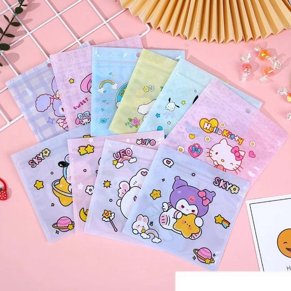 

BARU APEN ZIPLOCK TAS COOKIE MINI GAMBAR KARAKTER PLASTIK ZIPPER PLASTIK KEMASAN PERMEN KUE