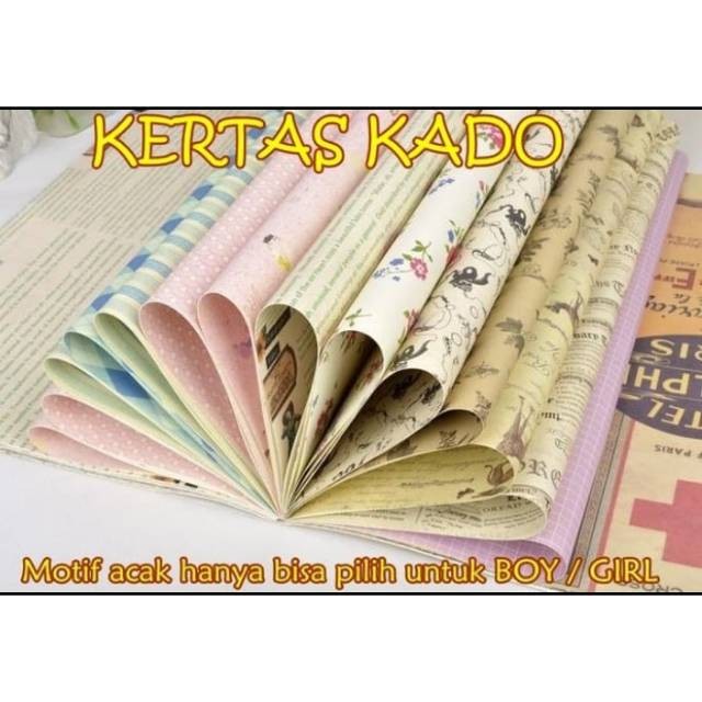 

Promo Paking Kertas Kado - Paking Tambahan - Bungkus Kado ..