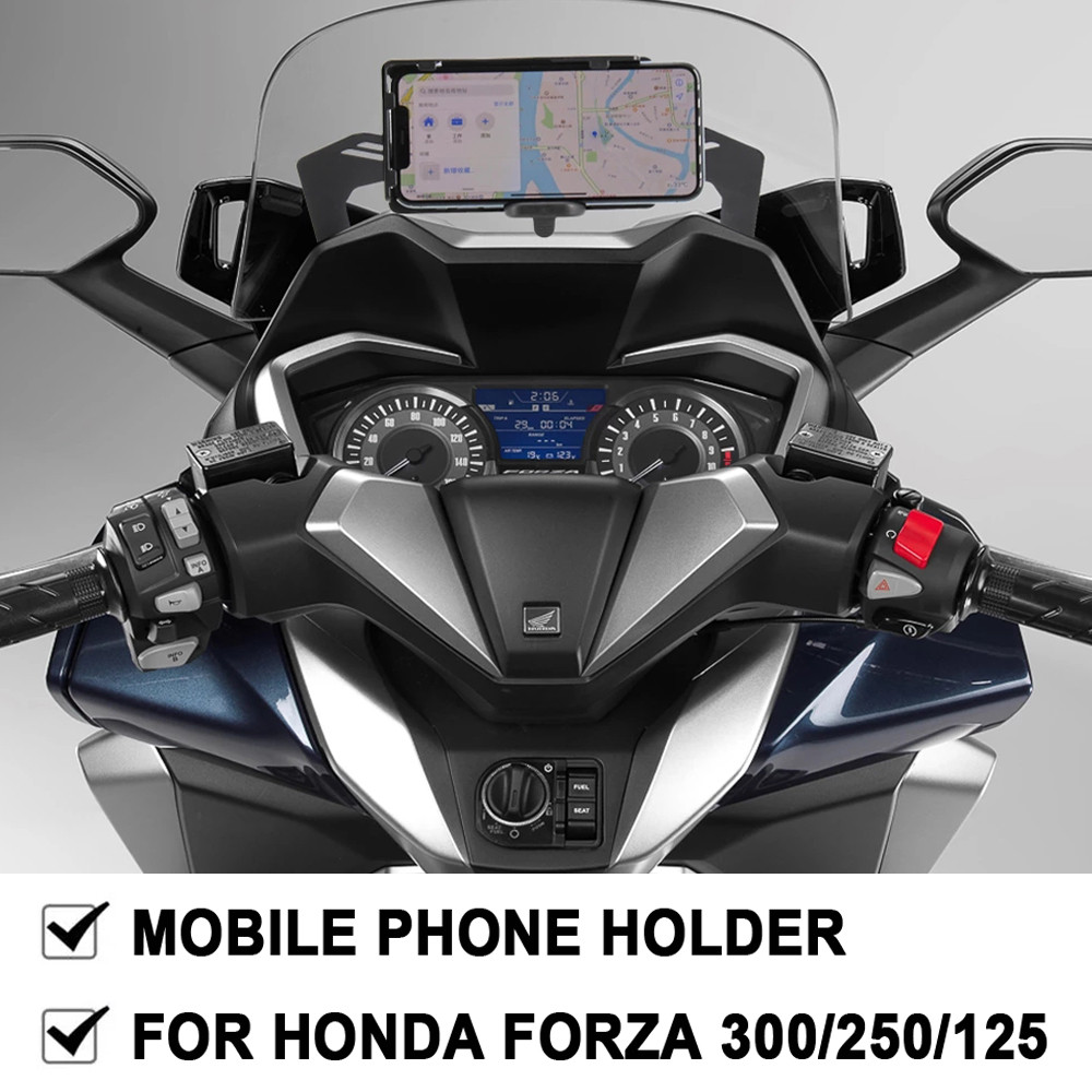Baru Sepeda Motor Depan Ponsel Berdiri Pemegang GPS Navigasi Braket Pelat untuk Honda Forza 300 250 